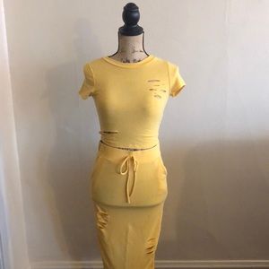 (Yellow) Two piece set from Fashion Nova